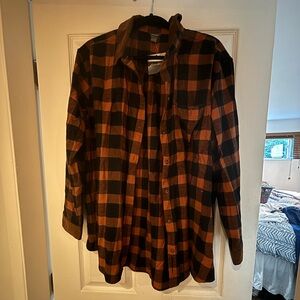 Eddie Bauer plaid button up size XL